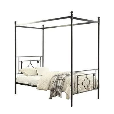 Amryis Low Profile Platform Bed Sand & Stable Size: Twin