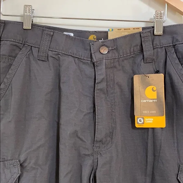 Carhartt Men's Force Tappen Cargo Pant, Gravel