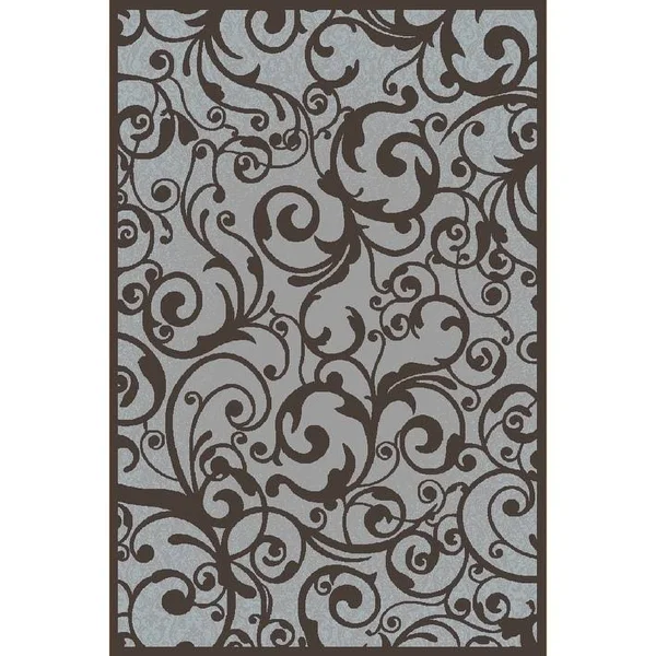 Admire Home Living Plaza Area Rug - 2&2 inch x 7&7 inch, Gray
