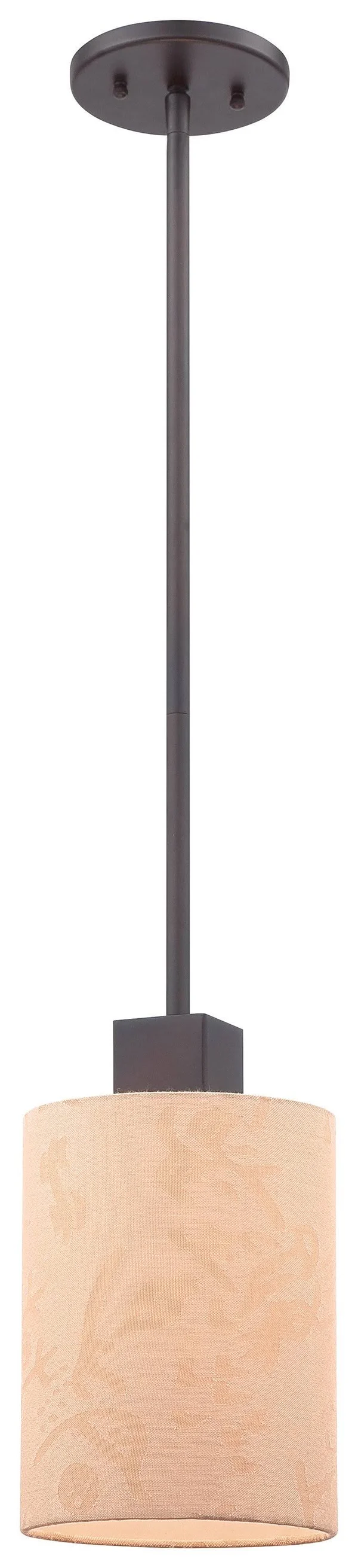 George Kovacs P8080-615 - Kimono 1 Light Mini Pendant, Antique Dorian Bronze