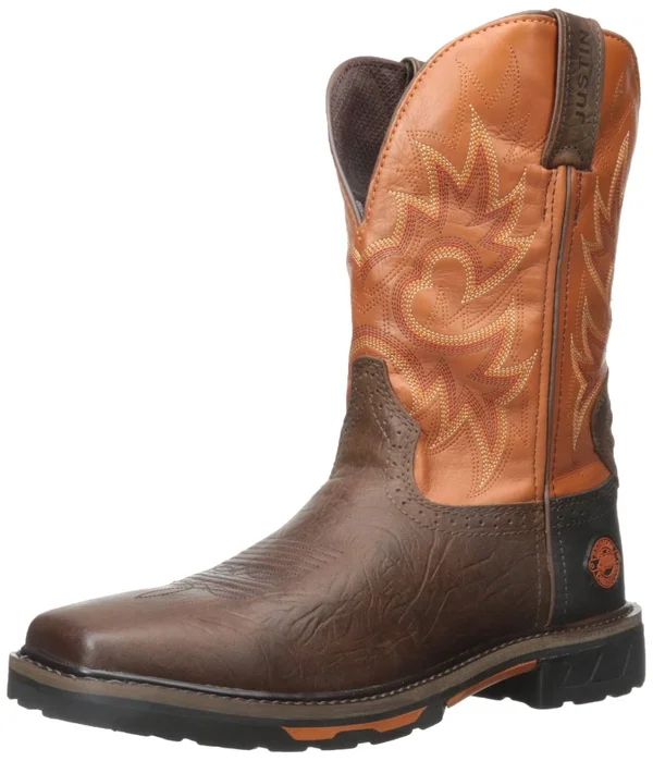 Justin Boots Men's Hybred Rustic Barnwood Western Boots