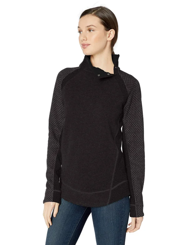 Prana Brandie Sweater - Women's Charcoal Heather, Xs