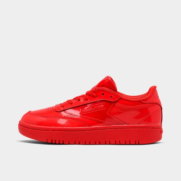 Reebok Cardi Coated Club C Double Red Women's Shoes - Size: 9