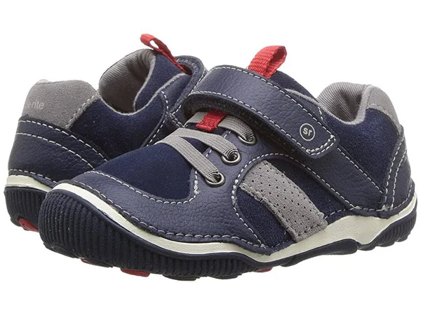 Stride Rite SRT Wes Toddler Boys& Infant-Toddler Navy Sneaker 7.5 Toddler M