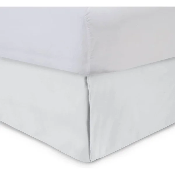 Harmony Lane Classic Tailored Bed Skirt with 14 Drop - King, Camel