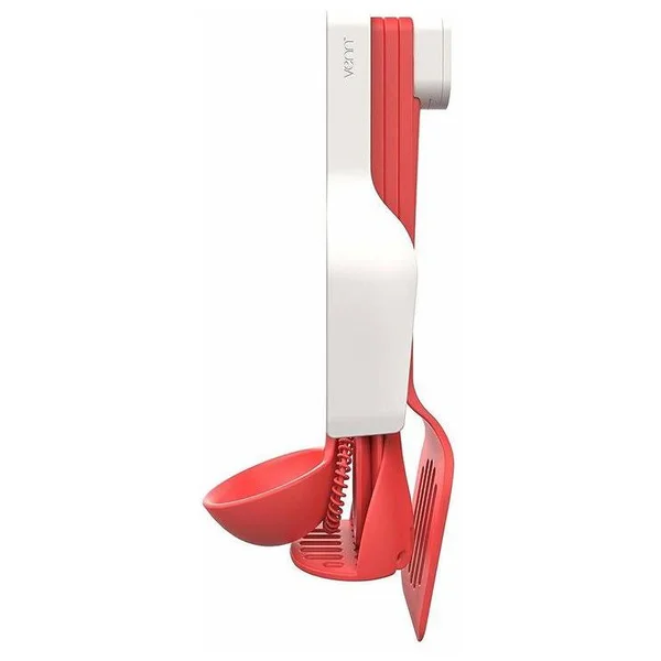 Venn 8 Piece Starter Utensil Set - Red