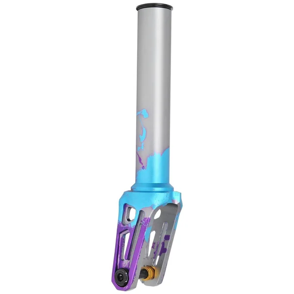 Triad Oath Shadow SCS HIC Scooter Forks Blue Purple Titanium