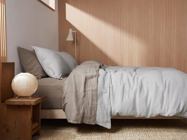 King Linen Pillowcase Set in Fawn - Back Envelope, Parachute
