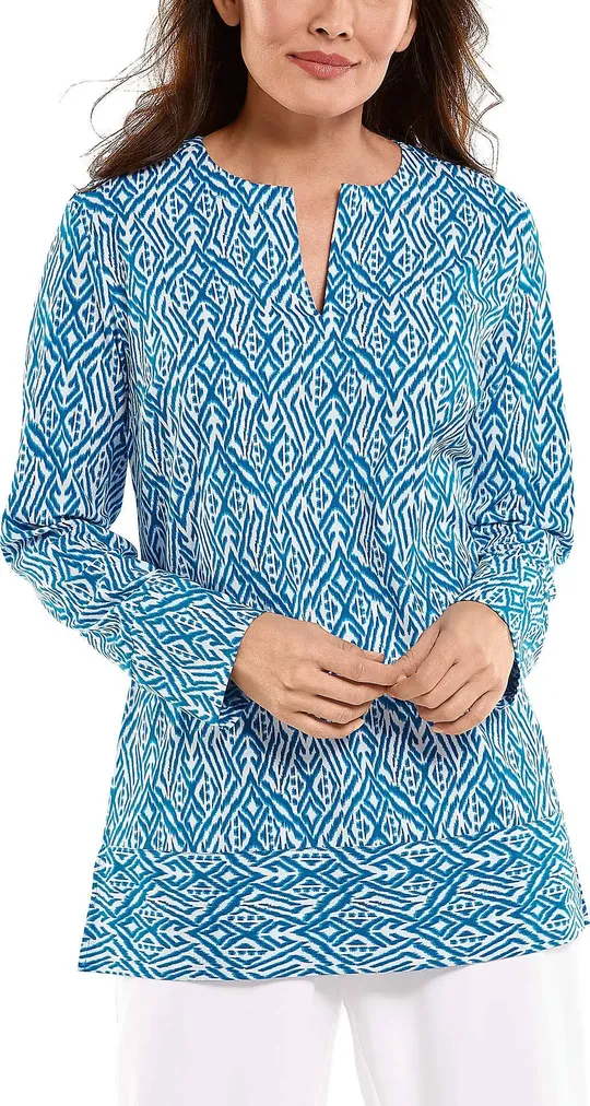 Coolibar UPF 50+ Women's Jardin Tunic Top - Sun Protective