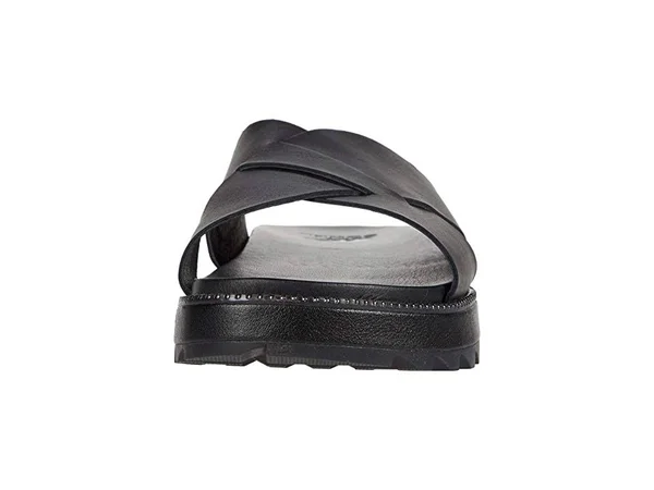 Sorel Women's Roaming Criss Cross Slide - 9 - Black