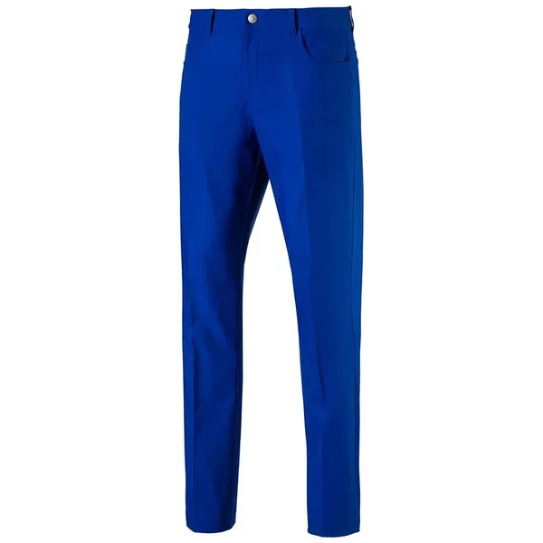 Puma Men's Jackpot 5 Pocket Golf Pants - Size 32, Bright White