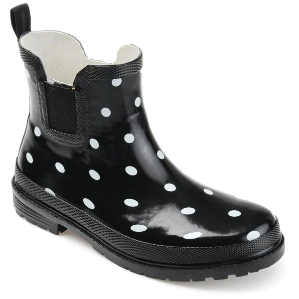 Journee Collection Women's Tekoa Rain Boot Dot 6