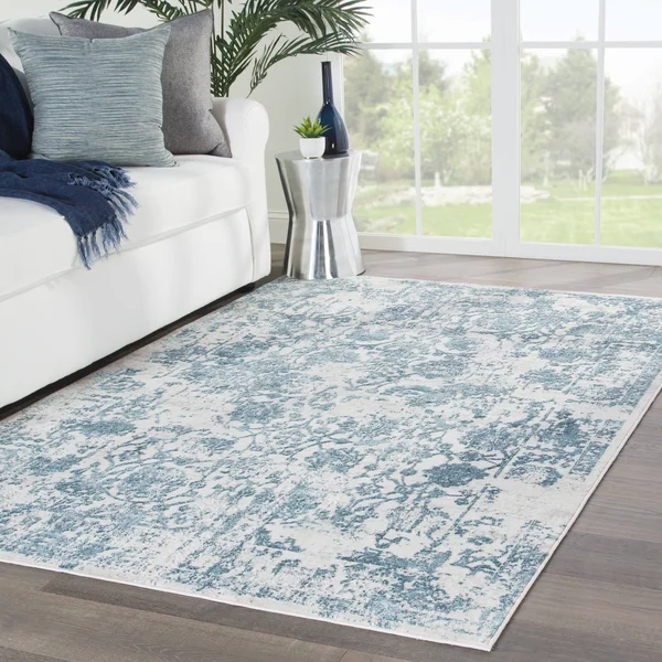 Jaipur Cirque Clara CIQ17 Silver Area Rug - 7&6x22x9&6x22