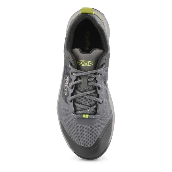 Keen Men's Explore Vent Shoe - 12 - Magnet, Chartreuse