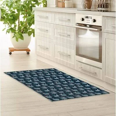 Gunhild Kitchen Mat Union Rustic Mat Size: Rectangle 3' x 5' - Color: Blue
