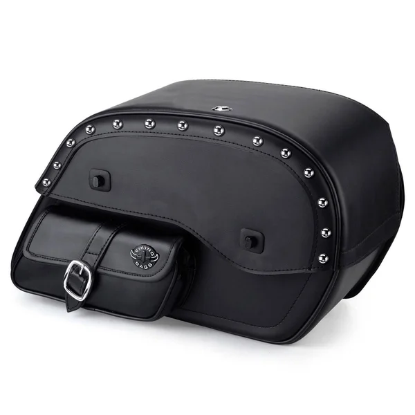 Honda VTX 1300 C Side Pocket Studded Motorcycle Saddlebags