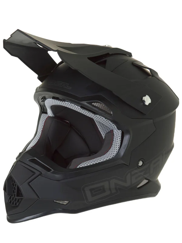 O ́Neal 2series RL Flat Motocross Helmet - Black, Size Xs