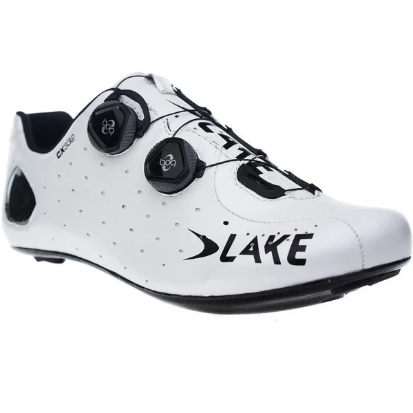 Lake CX332 Wide Cycling Shoe - Men's White - 47.0
