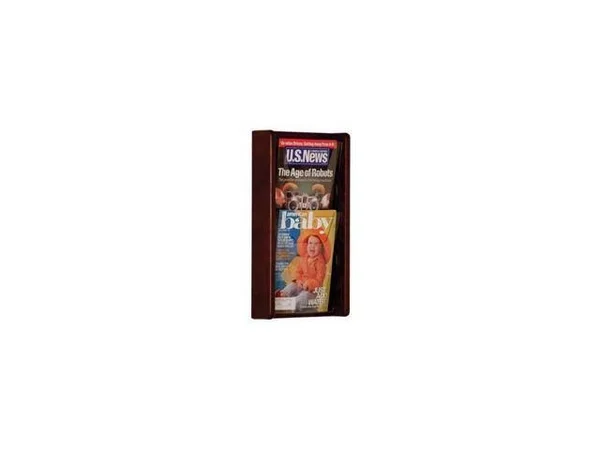 Wooden Mallet 2 Pocket Wall DISPLAY; Light Oak