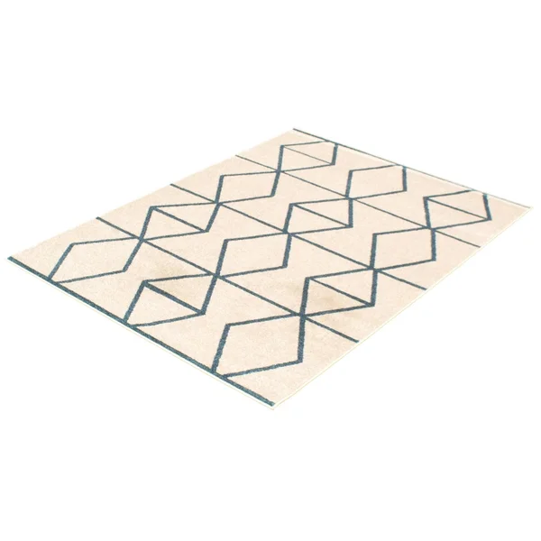 ECARPETGALLERY Modern Living Room Area Rug - 3&11 inch x 5&7 inch, Grey-Dark Brown, Ana, Size: 3&11 x 5&7