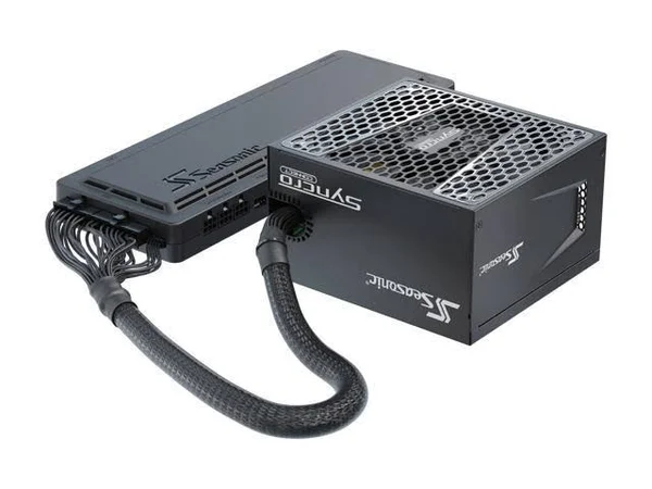 Seasonic Syncro DPC-850 - 850W 80+ Platinum Power Supply, Connect Module Cable Management, SSR-850FB, Use Case Q704 with PSU Sync
