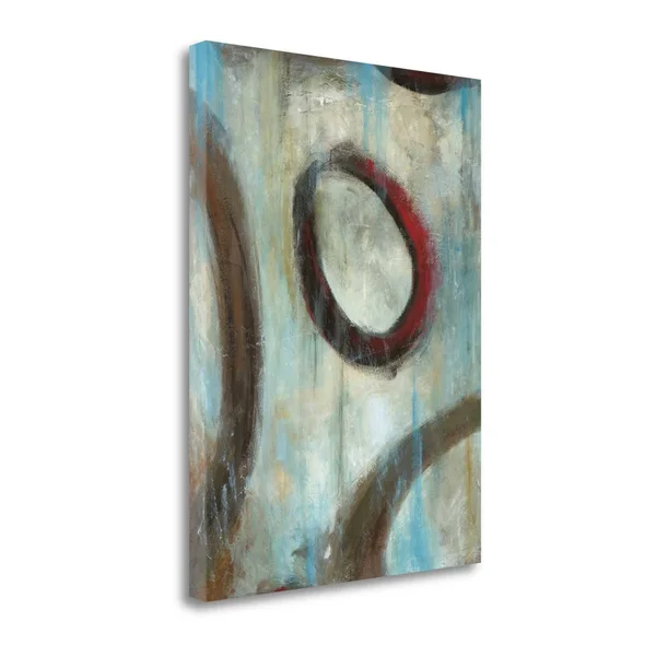 Tangletown Fine Art Graysons Loops I by Wani Pasion - Giclee Print on Gallery Wrap Canvas, 21x22x29x22