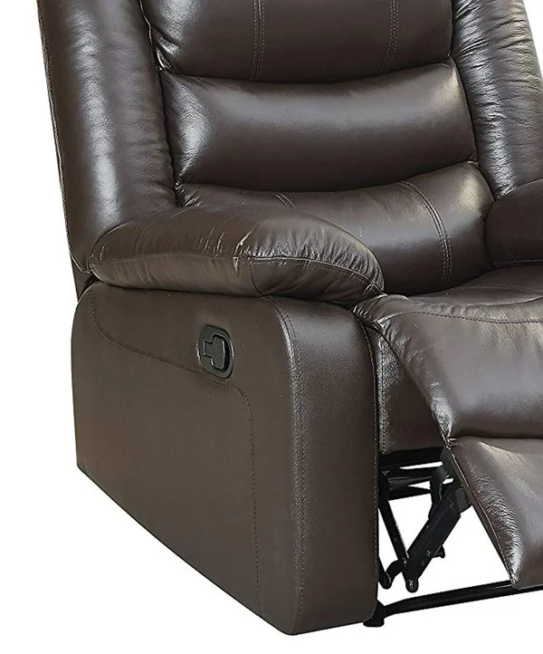 Recliner, Espresso Top Grain Leather Match