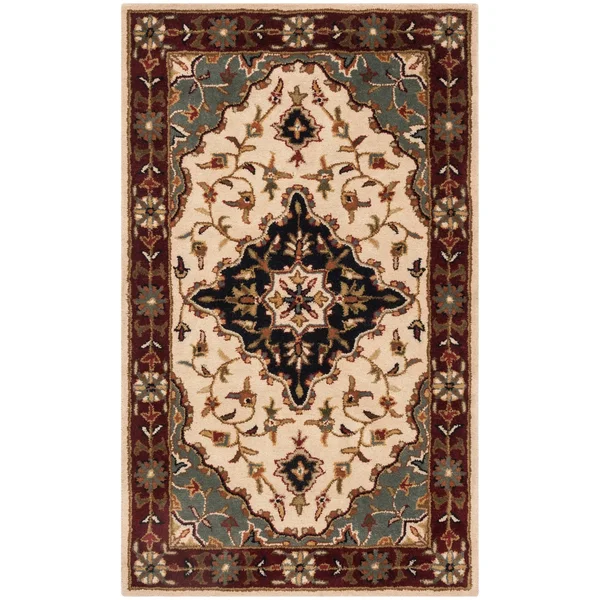 Safavieh Heritage HG760A 8&3x22 x 11&0x22 Ivory - Red Area Rug