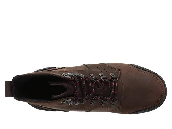 Sorel Men's Ankeny Mid Hiker Boot - 8 - Cattail - Black