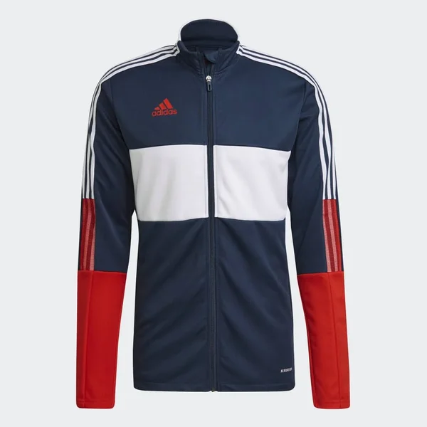 Adidas Men's Navy/Red Tiro Track Jacket, Size: XXL, Polyester