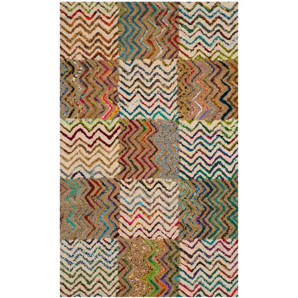 Safavieh Nantucket NAN602A Beige, Brown Rug 4&X 4& Square