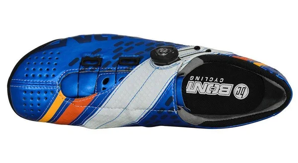 Helix Metallic Blue/White 40.5 - 7, Narrow Fit