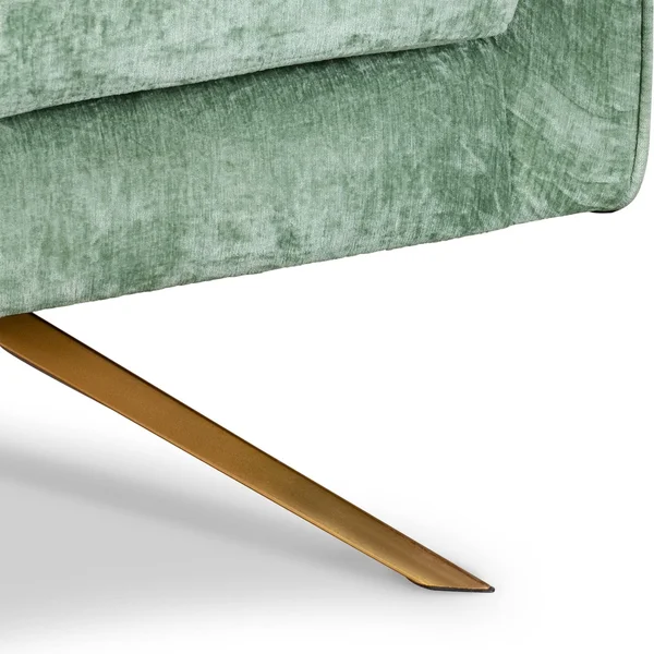 Elle Decor Jolie Swivel Lounge Chair Seaglass Blue