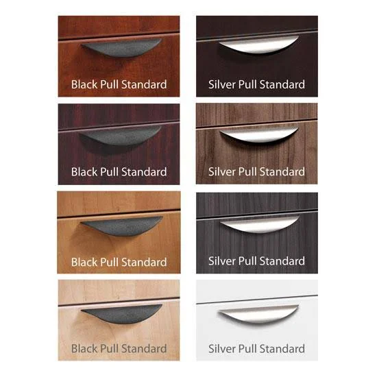 Office Source Pl114cg 30 in. Coastal Gray Lateral File Combo, Size: 29.5