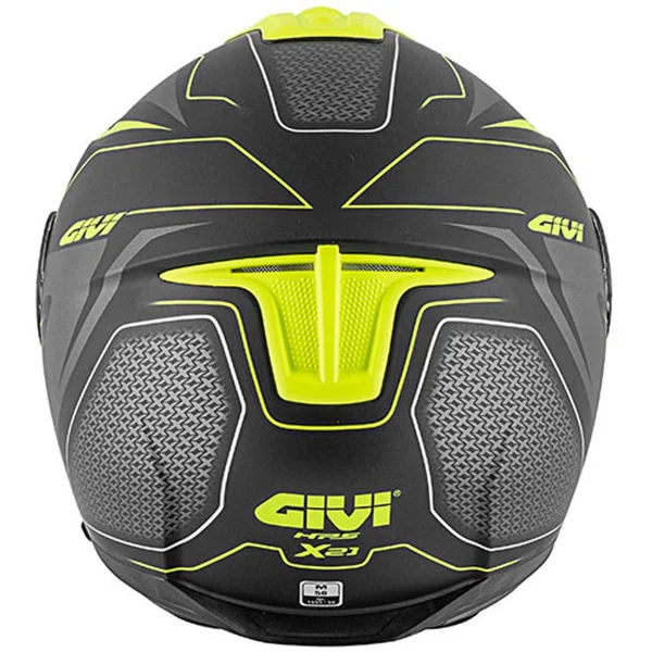 Givi X.21 Challenger Shiver Helmet, black-yellow, Size L