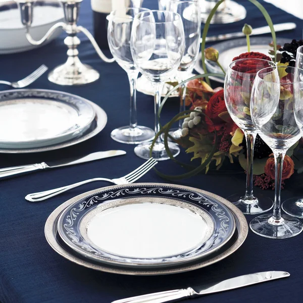 Noritake - Crestwood Cobalt Platinum - Salt & Pepper Set