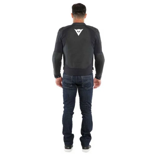 Dainese Intrepida, Leather Jacket Perforated - Matt-Black/Matt-Black/Matt-Black - 52