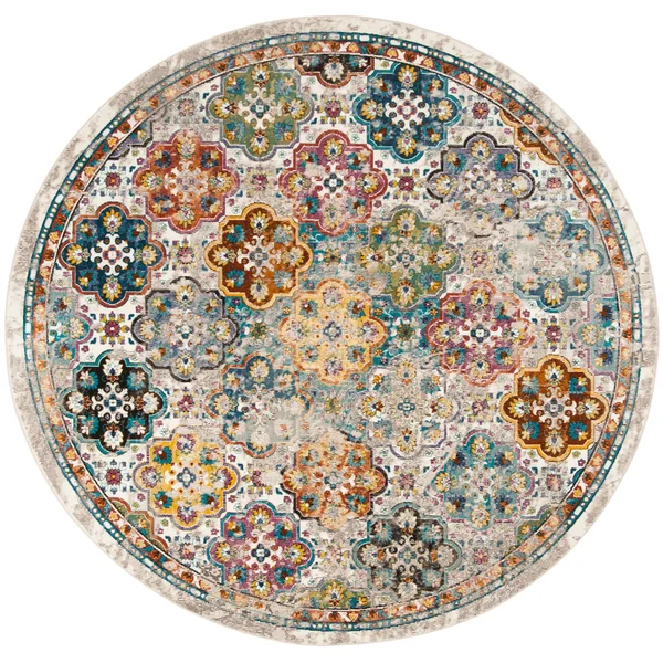 Safavieh Aria ARA161E 6&5x22 x 6&5x22 Square Beige, Multi Area Rug