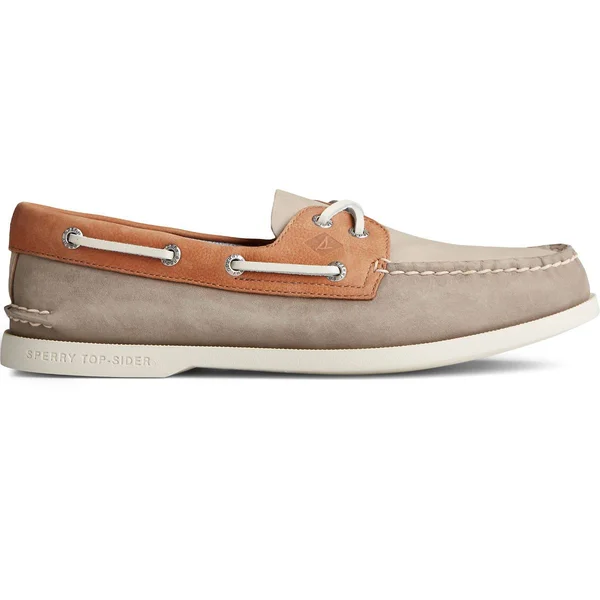 Sperry A/O 2-Eye Plushwave Tri-Tone Men's Shoes Tan Multi : 9.5 M (D)