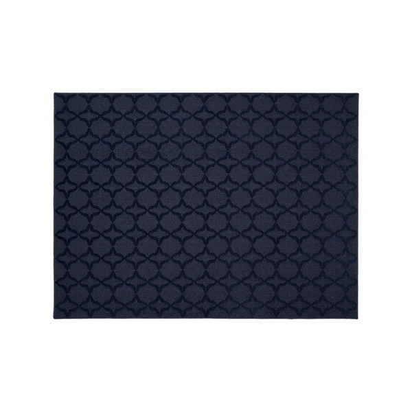 Garland Rug Sparta 12 ft. x 12 ft. Area Rug Navy - Blue