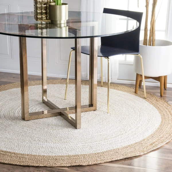 nuLOOM Eleonora Hand-Woven Rug - White - Size 5& x 8&