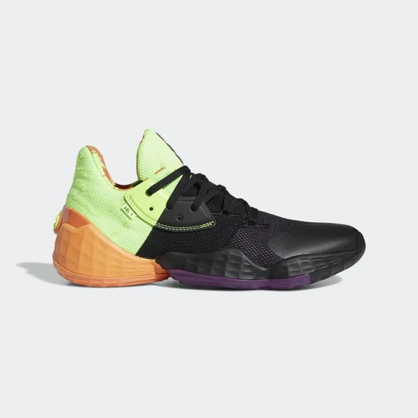 Adidas Harden Vol. 4 Core Black/Amber Tint-Glory Purple FV4713 Men's - 10.5