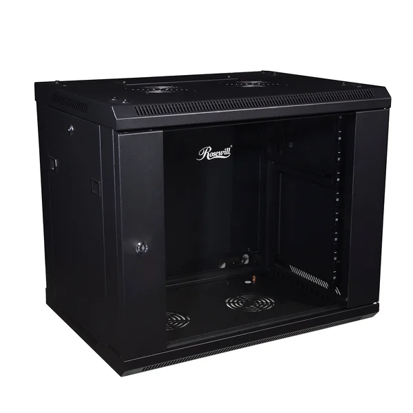 Rosewill RSWM-9U001 9U 450mm Deep Single Section Wall Cabinet Tou, 19.80" x 23.60" x 17.70"