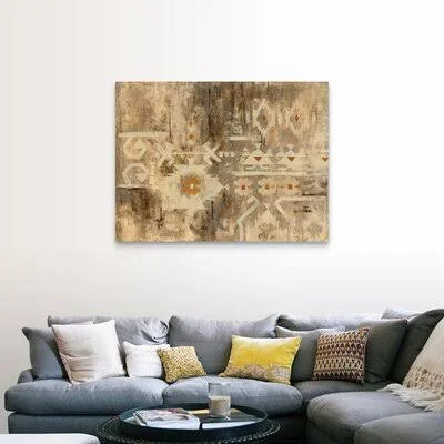 Southwest Design III - Print on Canvas Millwood Pines Format: Wrapped Canvas, Size: 36x22 H x 48x22 W x 1.25x22 D