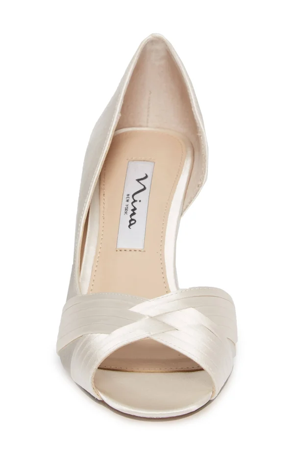 Nina Contesa Open Toe Pump - Pink - 10 M