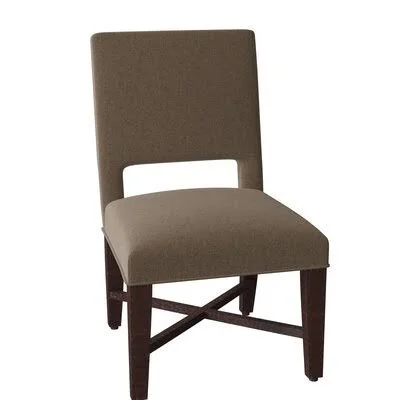 Putnam Upholstered Side Chair Fairfield Chair Body Fabric: 8789 Indigo, Leg Color: Espresso