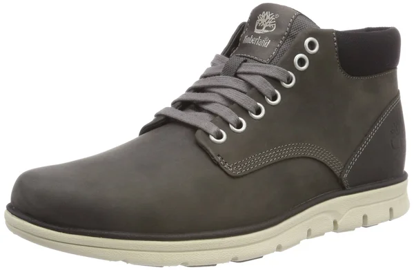 Timberland Bradstreet Chukka Leather Grey, Mens Sneakers, Size US 7.5 - Color Pewter Saddleback