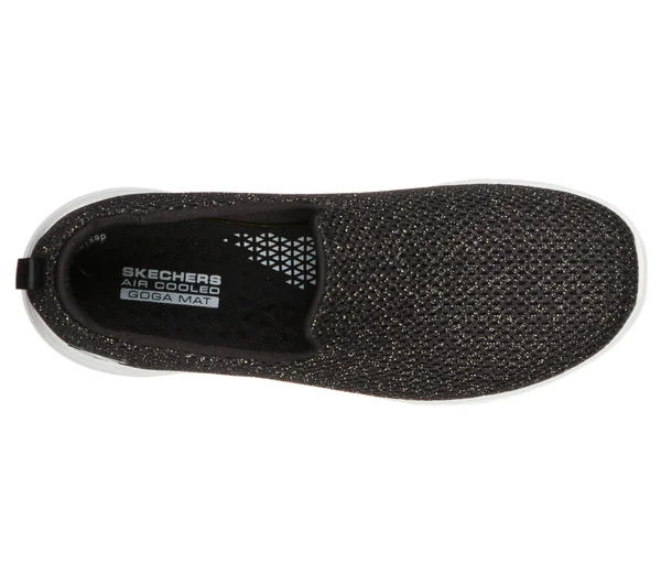 Skechers Women's GOwalk Joy Highlight, Black 8 M Medium