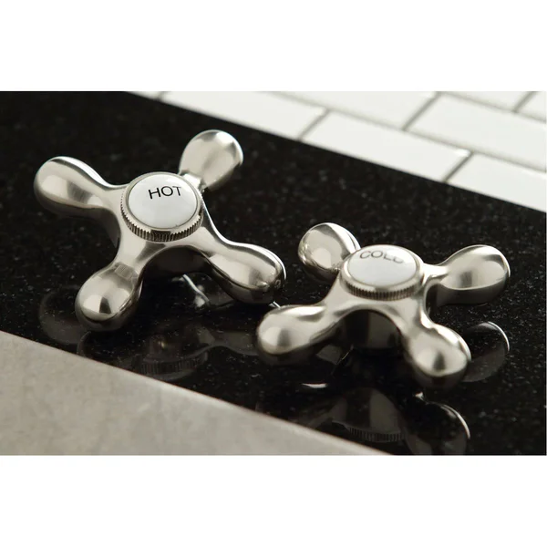 Kingston Brass Ks1258ax 8-Inch Center Wall Mount Bathroom Faucet, Brushed Nickel