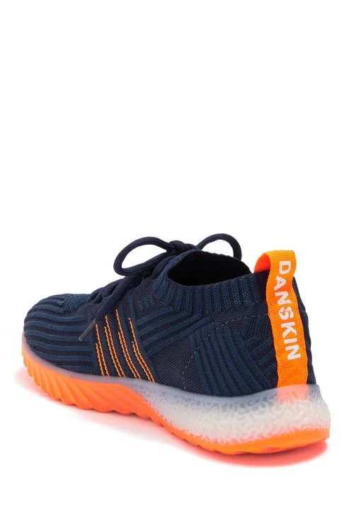 Danskin Women's Positive Lace-Up Sneaker - Navy - Size 8.5M